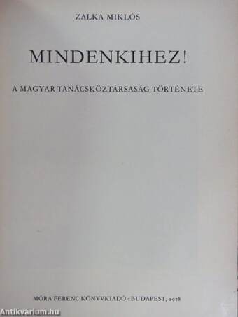 Mindenkihez!