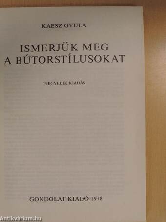 Ismerjük meg a bútorstílusokat