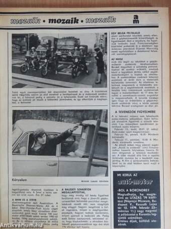 Autó-Motor 1979. január-december I-II./Autó-Motor Magazin 1979. ősz