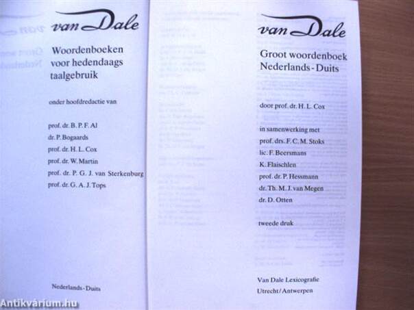 Groot woordenboek Nederlands-Duits/Woordenboeken voor hedendaags taalgebruik