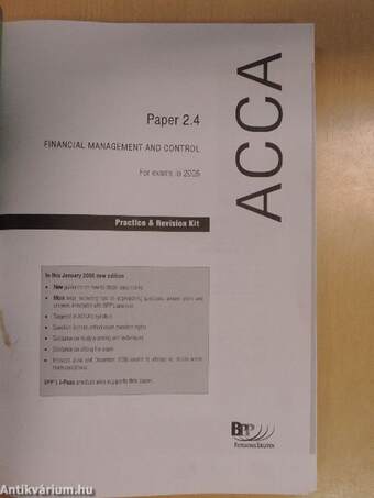 ACCA Paper 2.4