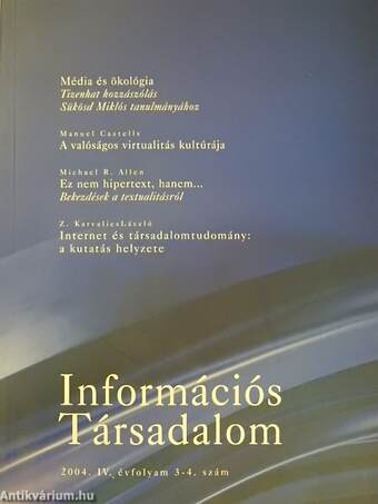 Információs Társadalom 2004/3-4.