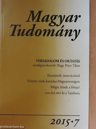 Magyar Tudomány 2015/7.