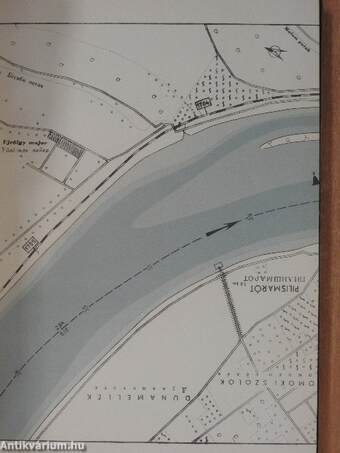 Carte de Pilotage du Danube DU km 1707 (Szob) AU km 1561 (Dunaföldvár)