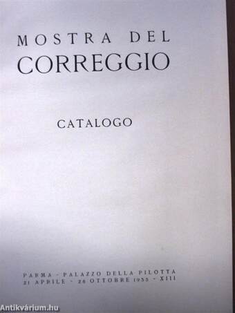 Mostra del Correggio - Catalogo