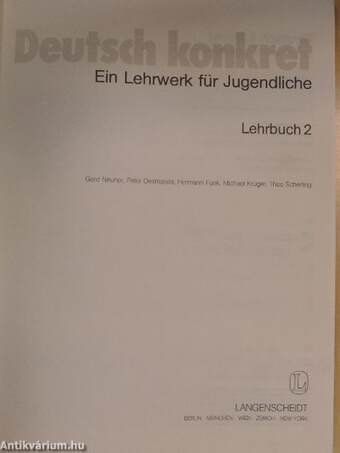 Deutsch konkret - Lehrbuch 2.