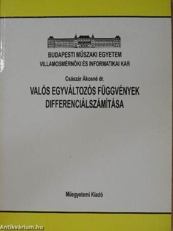 Valós egyváltozós függvények differenciálszámítása