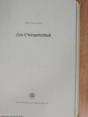 Das Steingartenbuch