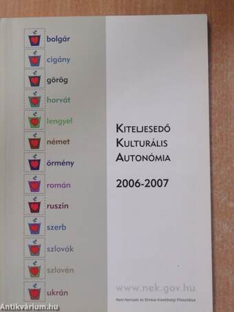 Kiteljesedő Kulturális Autonómia 2006-2007