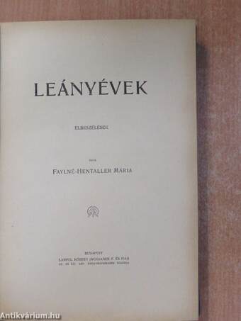 Leányévek