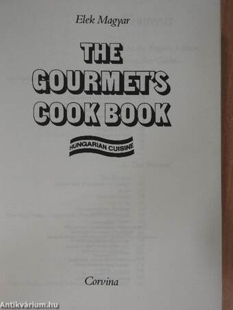 The Gourmet's Cook Book