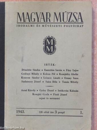 Magyar múzsa 1943/1.