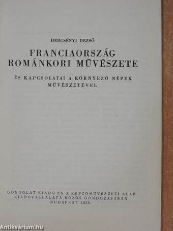 Románkori művészet I.