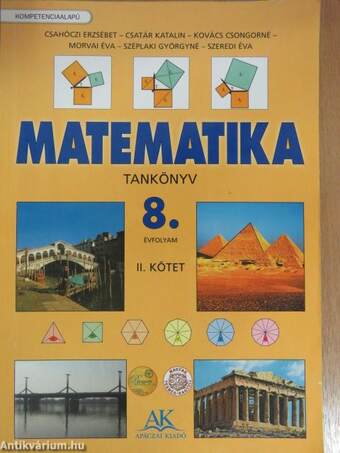 Matematika tankönyv 8/II.