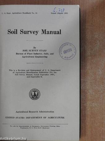 Soil Survey Manual