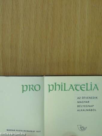 Pro philatelia (minikönyv) (számozott)/Pro philatelia (minikönyv)