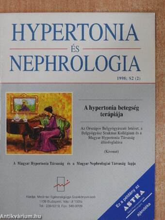 Hypertonia és Nephrologia 1998/S2