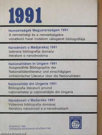 Nemzetiségek Magyarországon 1991