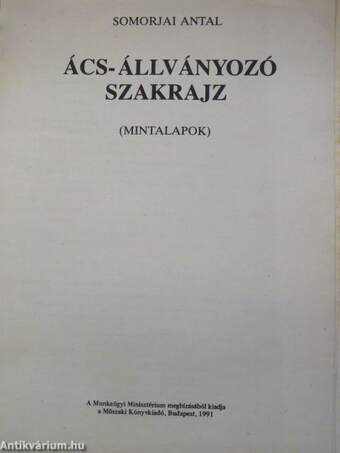 Ács-állványozó szakrajz