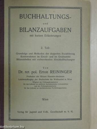 Buchhaltungs- und Bilanzaufgaben mit kurzen Erläuterungen 2.