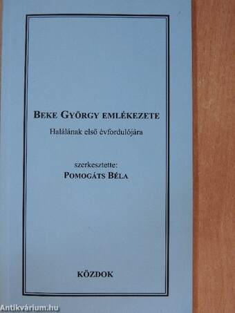 Beke György emlékezete