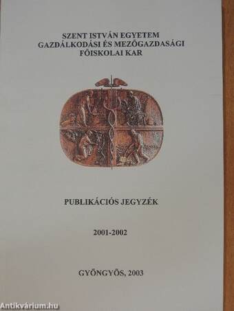 Publikációs jegyzék 2001-2002