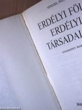 Erdélyi föld-erdélyi társadalom