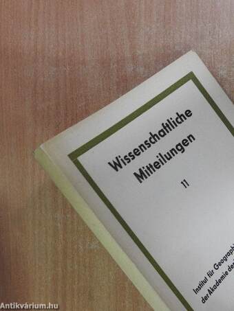 Wissenschaftliche Mitteilungen 11