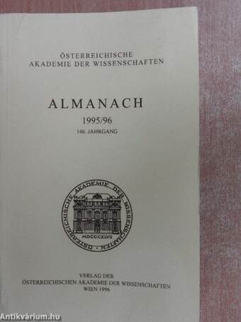 Österreichische Akademie der Wissenschaften Almanach 1995/96