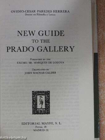 New Guide to the Prado Gallery