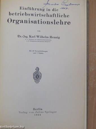 Organisationslehre