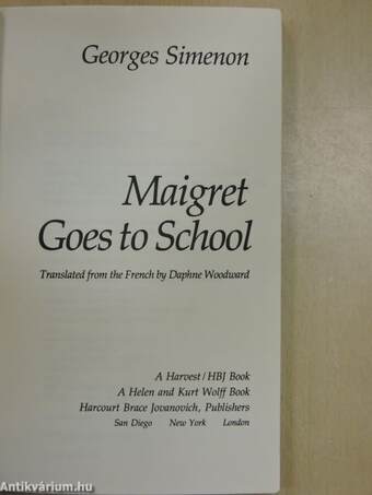 Maigret Goes to School