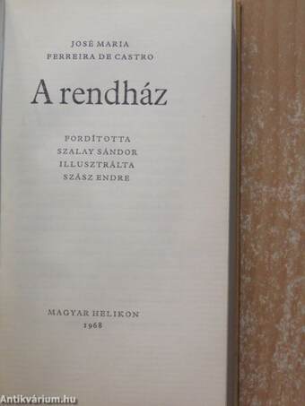 A rendház