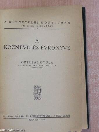 A köznevelés évkönyve