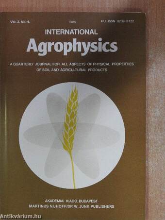 International Agrophysics Vol. 2. No. 4. 1986