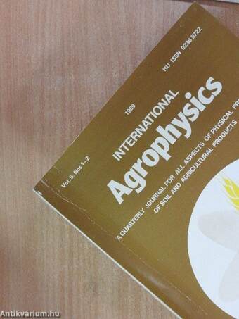 International Agrophysics Vol. 5. Nos 1-4. 1989