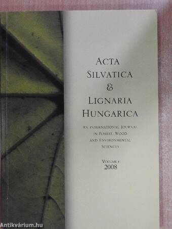 Acta Silvatica & Lignaria Hungarica 2008