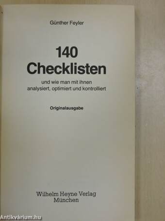 140 Checklisten