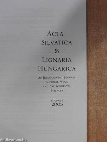 Acta Silvatica & Lignaria Hungarica 2005