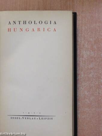 Anthologia Hungarica