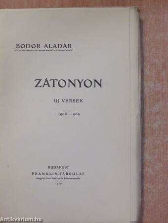 Zátonyon