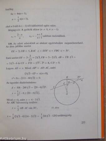 Elemi matematikai példatár III.