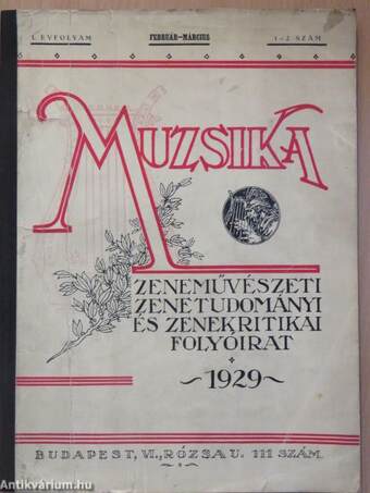 Muzsika 1929. február-március