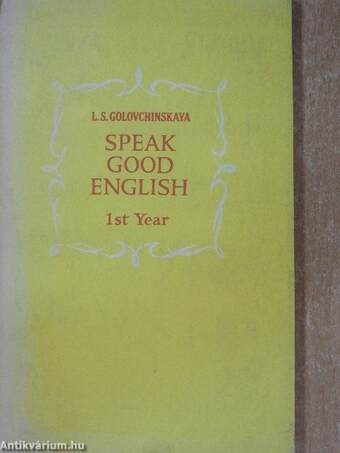 Speak Good English