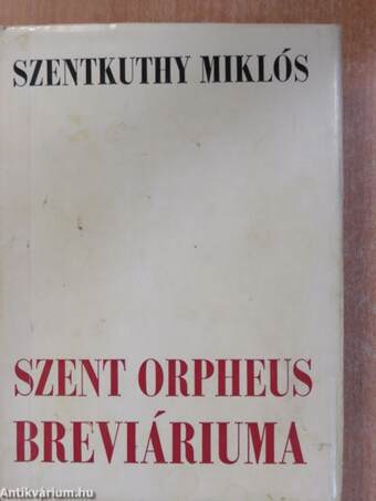 Szent Orpheus breviáriuma III.