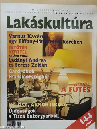 Lakáskultúra 1998. szeptember