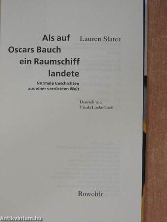 Als auf Oscars Bauch ein Raumschiff landete