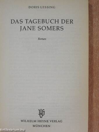 Das Tagebuch der Jane Somers