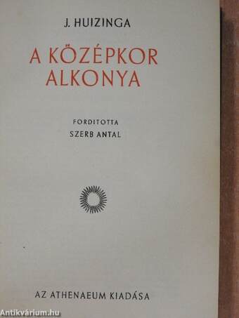 A középkor alkonya