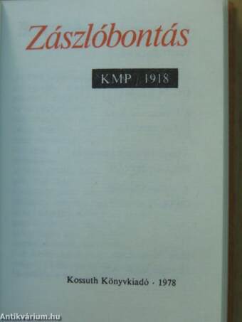 Zászlóbontás (minikönyv)/Zászlóbontás (minikönyv) (számozott)